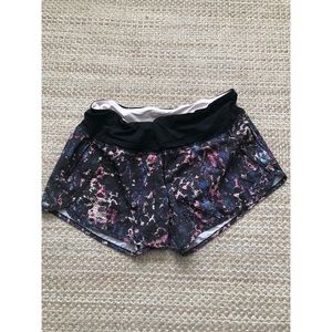 Lululemon speed shorts
